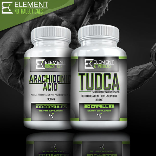 TUDCA/ARACHIDONIC ACID - COMBO STACK - www.elementnutraceuticals.com